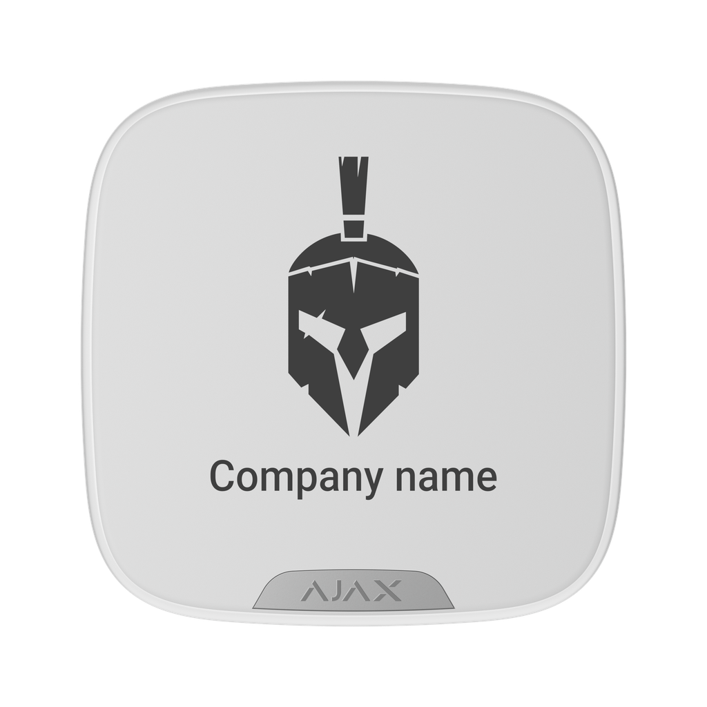 Ajax Brandplate for StreetSiren DoubleDeck black (10pcs).
